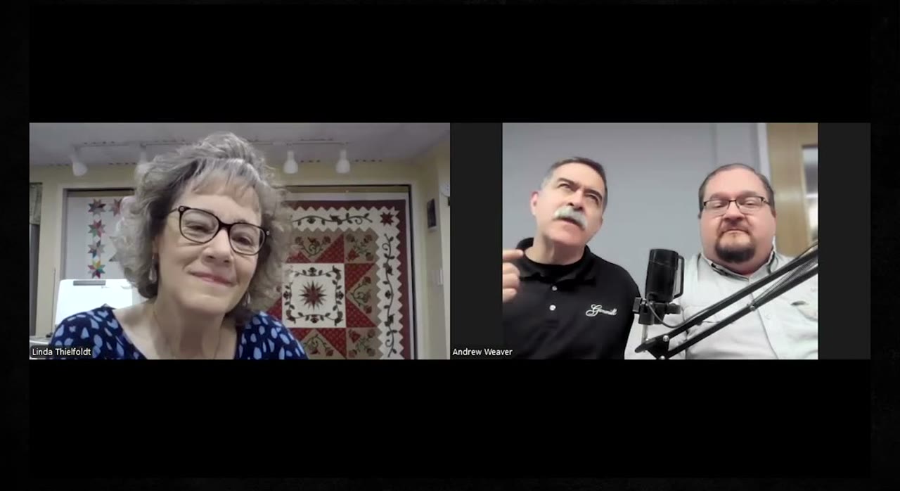 Linda Thielfoldt during Quilting Business Success Episode 61, 15:05